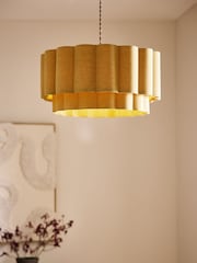 Ochre Yellow Larson Large Easy Fit Ceiling Light - Image 1 of 5