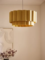 Ochre Yellow Larson Large Easy Fit Ceiling Light - Image 3 of 5