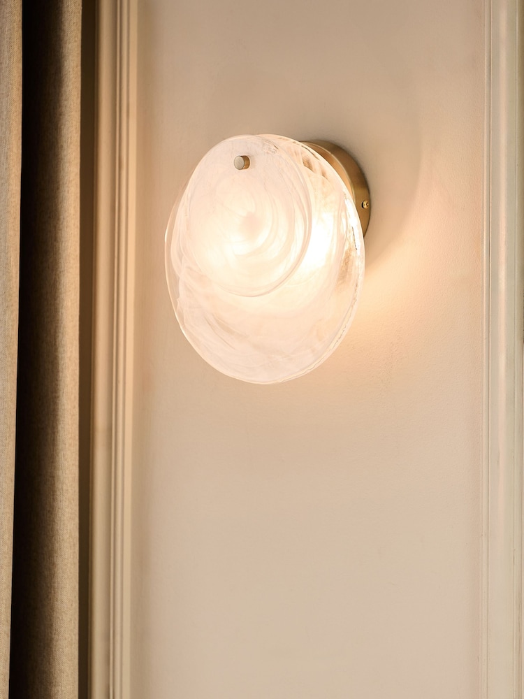 White Claremont Wall Light - Image 1 of 4 White Claremont Wall Light - Image 1 of 4