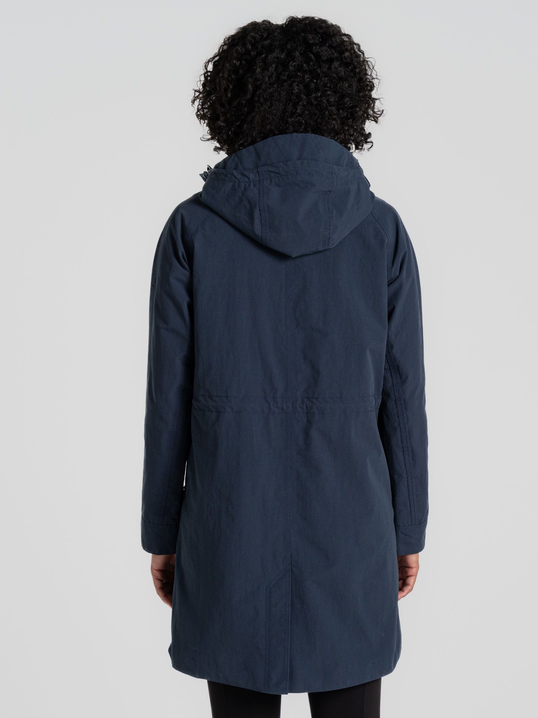 Sweat Capuche Femme Craghoppers Bleu Henley – Taille 12 – État Très Bon
