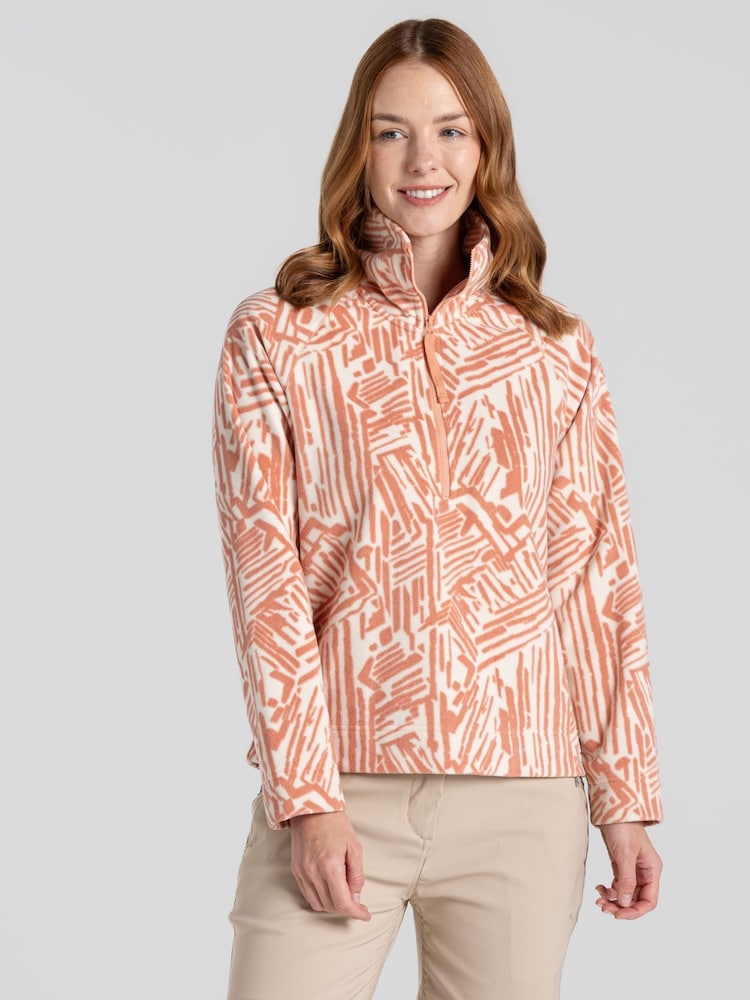 Craghoppers Annjela Half Zip Orange Fleece - Image 1 of 6