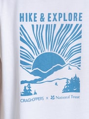 Craghoppers National Trust Bistort Short Sleeve 100% Cotton White T-Shirt - Image 4 of 5