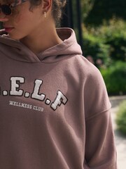 self. Chocolate Brown Brown Hoodie - Image 4 of 4