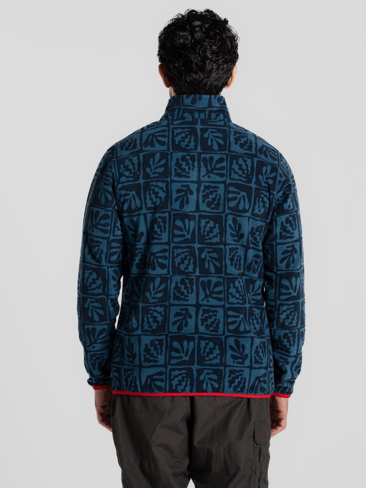 Craghoppers Blue Galdie Half Zip Fleece - Imagen 2 de 4