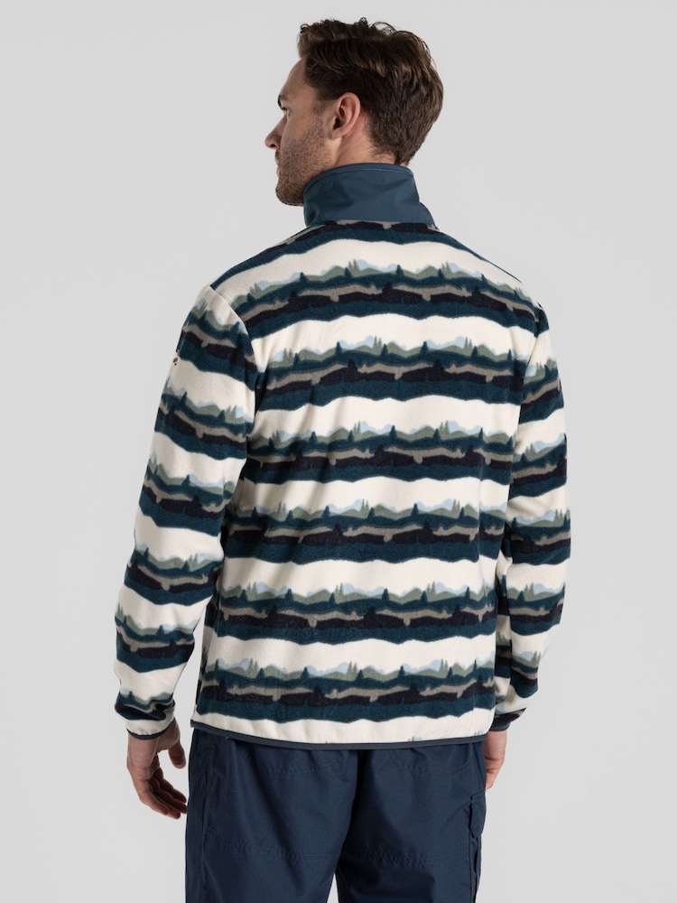 Craghoppers Blue Natioinal Trust Losehill Half Zip Fleece - Image 2 of 5
