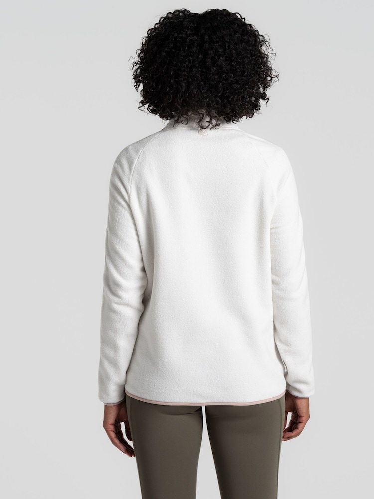 Craghoppers Cream CO2 Renu II Half Zip Fleece - Image 2 of 5