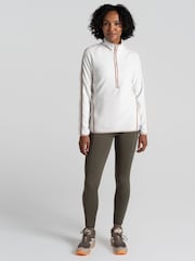 Craghoppers Cream CO2 Renu II Half Zip Fleece - Image 3 of 5