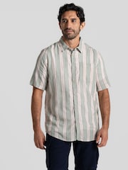 Craghoppers Green Argino Short Sleeve Shirt - Image 4 of 7