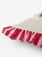 Eleanor Bowmer Christmas House Ruffle Edge Cushion - Image 6 of 7