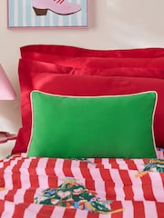 Eleanor Bowmer Pink Disco Santa Slogan Embroidered Cushion - Image 2 of 7