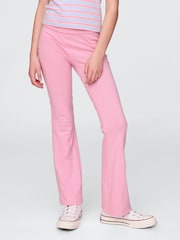 Gap Light Pink Flare Leggings (4-13yrs) - Image 1 of 5
