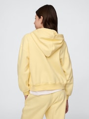 Gap Yellow Vintage Soft Oversized Logo Zip Up Hoodie (4-13yrs) - Image 2 of 5
