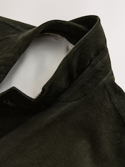 Green Relaxed Fit Corduroy Suit Jacket - Image 4 of 6