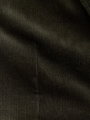 Green Relaxed Fit Corduroy Suit Jacket - Image 6 of 6
