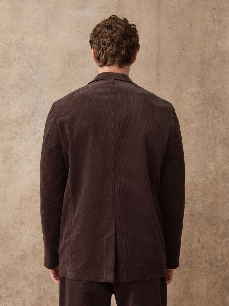 Brown Relaxed Fit Corduroy Suit Jacket - Image 15 of 15 Brown Relaxed Fit Corduroy Suit Jacket - Image 15 of 15