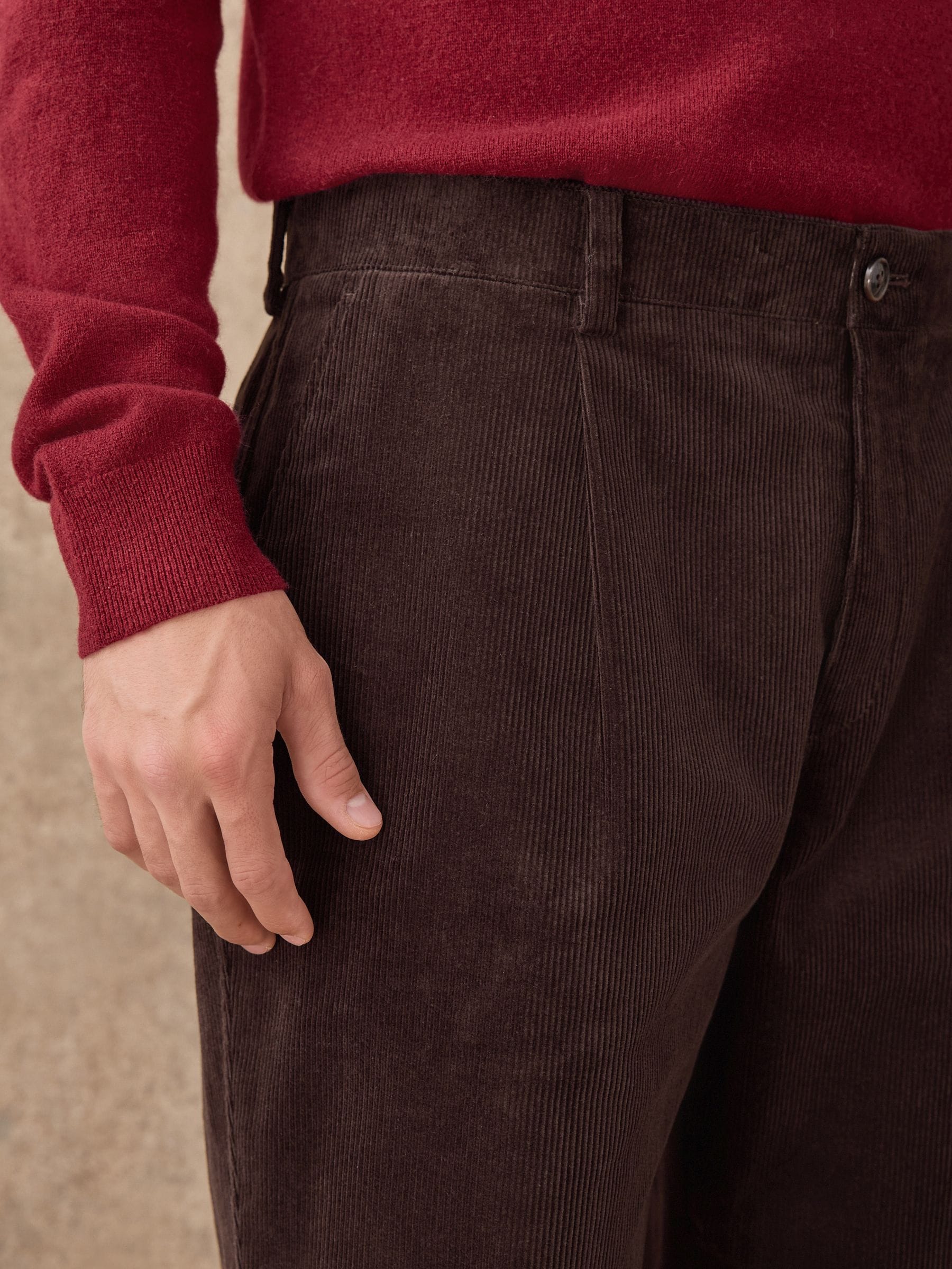 Buy Brown Relaxed Fit Corduroy Suit Trousers from Next South Africa