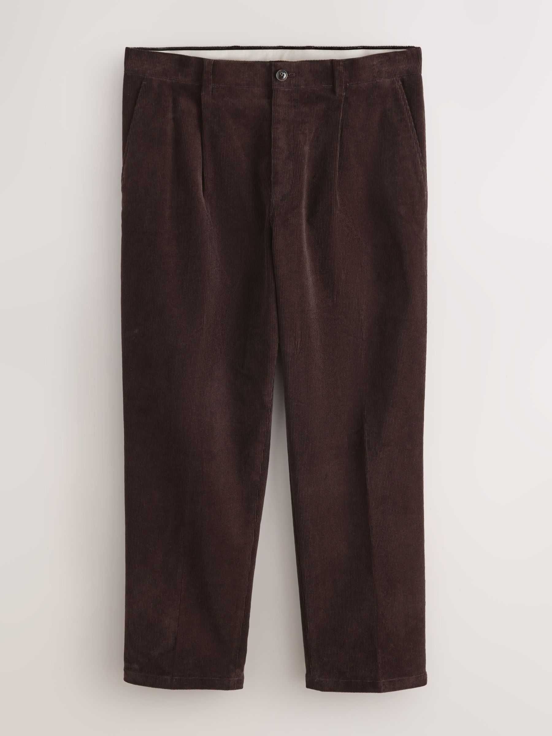 Buy Brown Relaxed Fit Corduroy Suit Trousers from Next Canada