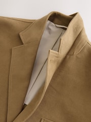 Marrón tostado - Relaxed Fit Cotton Suit Jacket - Imagen 8 de 10