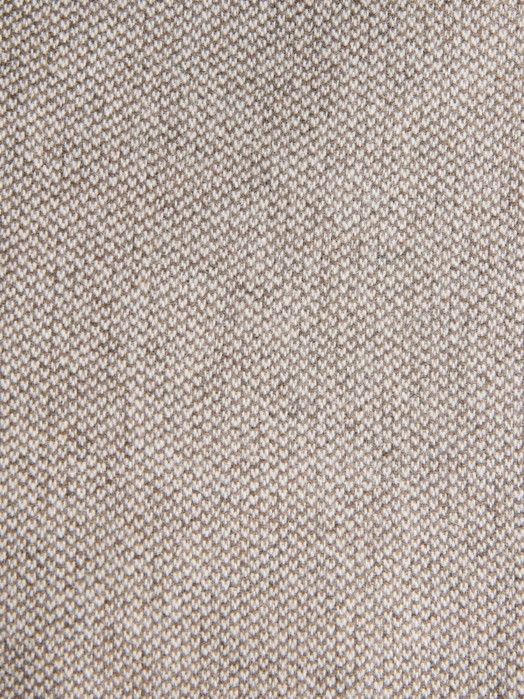 Neutral Slim Fit Trimmed Textured Wool Blend Suit Jacket - Image 4 of 4 Neutral Slim Fit Trimmed Textured Wool Blend Suit Jacket - Image 4 of 4