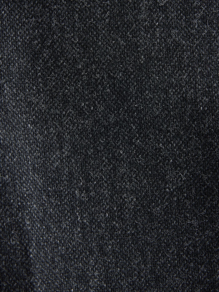 Charcoal Grey Relaxed Fit Wool Blend Suit Trousers - Image 12 of 12