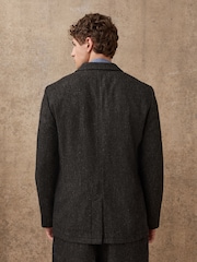 Charcoal Grey Relaxed Fit Wool Blend Suit Trousers - Image 2 of 12