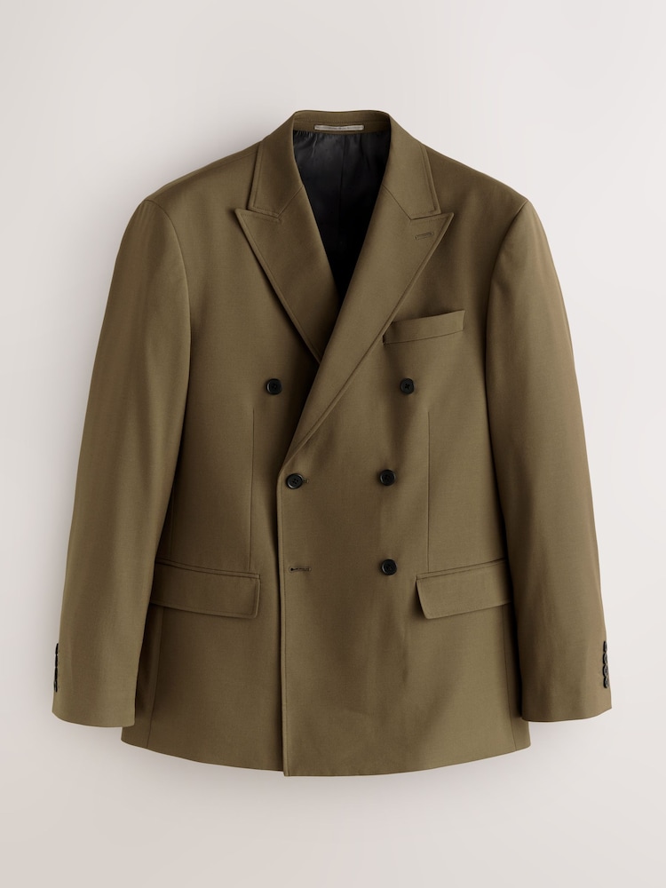 美品 SUIT SQUARE ブラウン ダブルブレストジャケット 楽天市場 