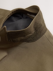Tan Brown Double Breasted Suit Jacket - Image 8 of 9
