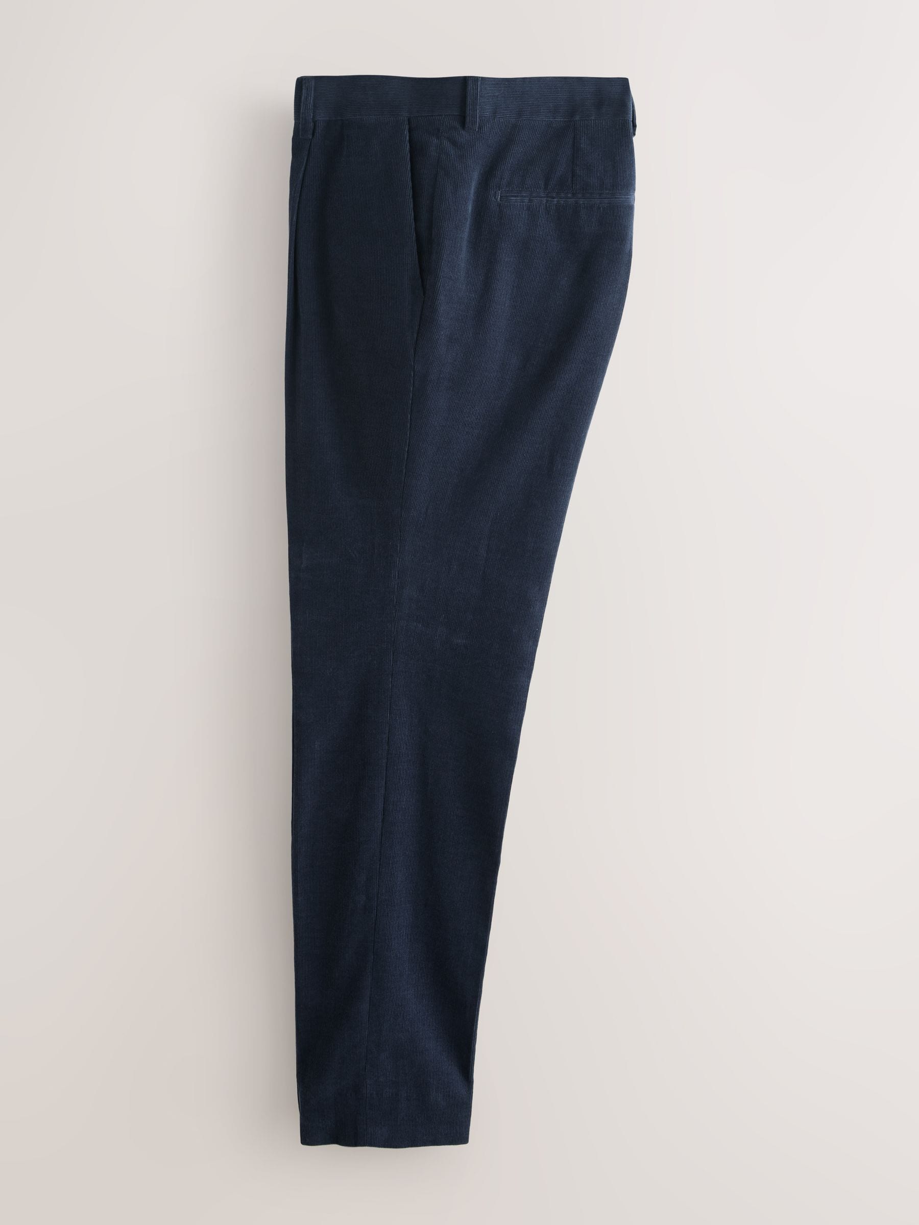 Buy Navy Blue Slim Fit Corduroy Suit Trousers from the Next UK