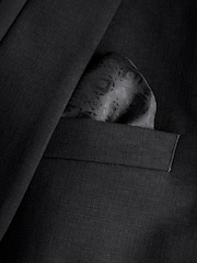 Black Tailored Fit Tuxedo Suit Jacket - Image 12 of 12