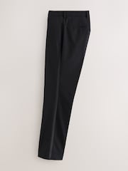 Black Tailored Fit Tuxedo Suit Trousers - Image 7 of 10