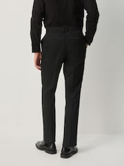 Black Slim Fit Tuxedo Suit Trousers - Image 2 of 5