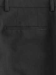 Black Slim Fit Signature Nova Fides Tuxedo Suit Trousers - Image 10 of 10