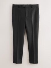 Black Slim Fit Signature Nova Fides Tuxedo Suit Trousers - Image 6 of 10