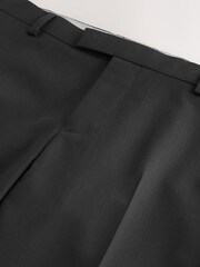 Black Slim Fit Signature Nova Fides Tuxedo Suit Trousers - Image 9 of 10