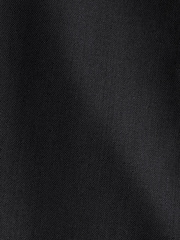 Black Regular Fit Signature Nova Fides 100% Italian Wool Tuxedo Suit Trousers - Image 7 of 9