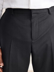 Black Signature Zignone Wool Cashmere Tuxedo Suit Trousers - Image 5 of 5
