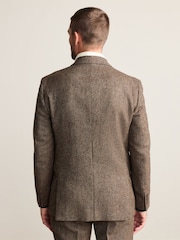 Brown Signature Abraham Moon Wool Donegal Suit Jacket - Image 3 of 5