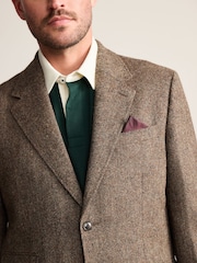 Brown Signature Abraham Moon Wool Donegal Suit Jacket - Image 5 of 5