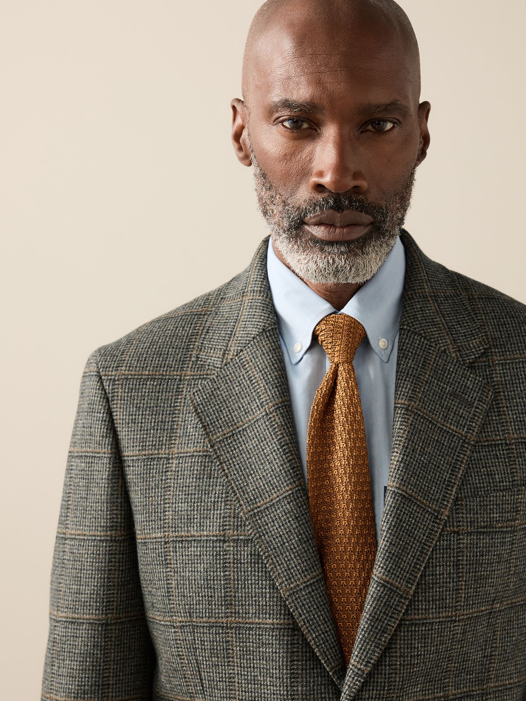 Buy Green Regular Fit Signature Abraham Moon 100% Wool Tweed Check