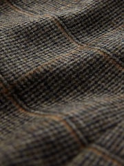 Green Regular Fit Signature Abraham Moon 100% Wool Tweed Check Suit Trousers - Image 9 of 11