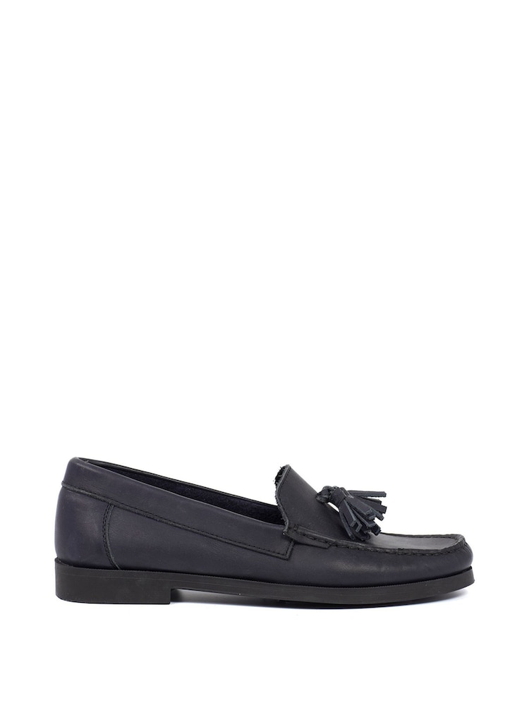 črna - Jones Bootmaker Trish usnjeni športno-elegantni mokasini - Slika 1 iz 5