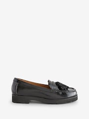 Črna/Chrome - Usnjeni čevlji za vsak dan Jones Bootmaker - Slika 3 iz 7