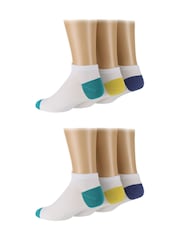 Wild Feet Bamboo Pop Colour Trainer Socks 3 pack - Imagen 4 de 4