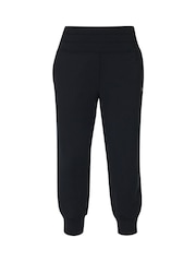 Sweaty Betty Black Gaia Performance Yoga Capri Joggers - Image 6 of 6