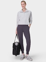 Sweaty Betty Grey 29 inch inside seam Gaia 27 Performance Yoga Trousers - Image 6 of 7