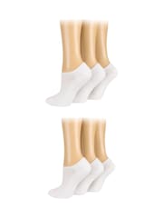 Wild Feet White Sports Cushioned Bamboo Liners socks 2 Pack - Image 2 of 4