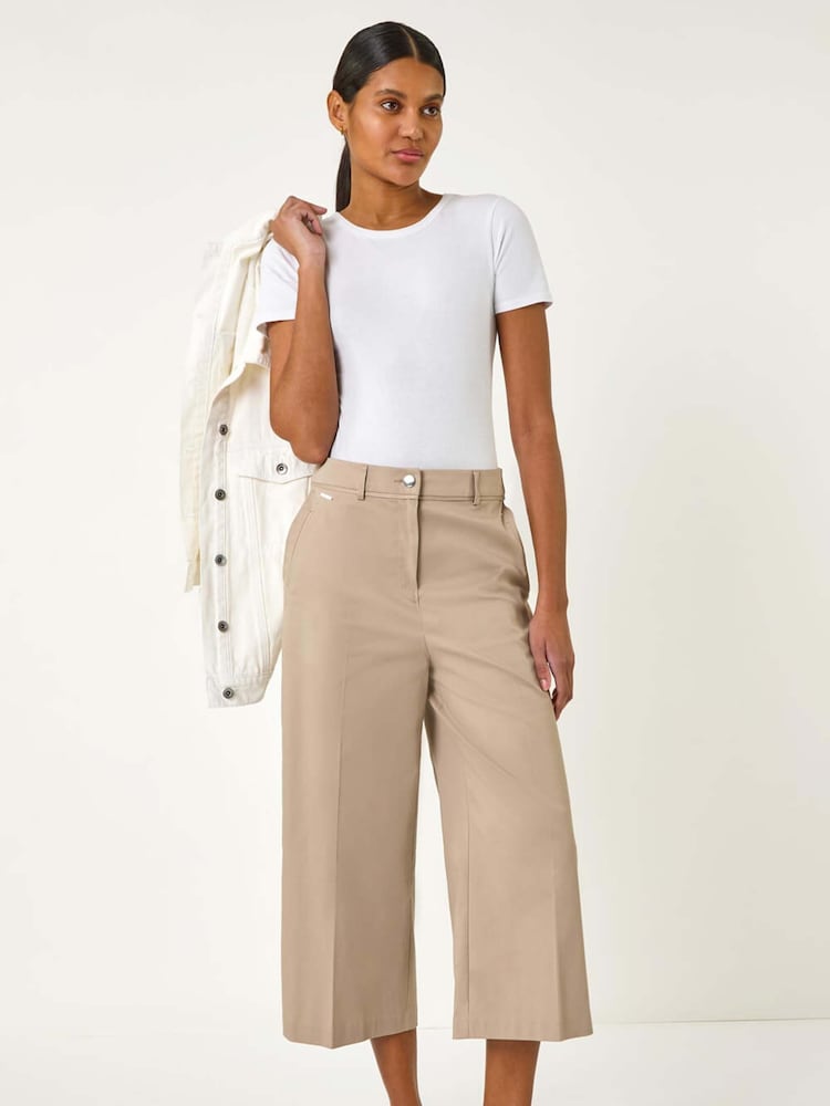 Roman Natural Culottes Trousers - Image 2 of 5