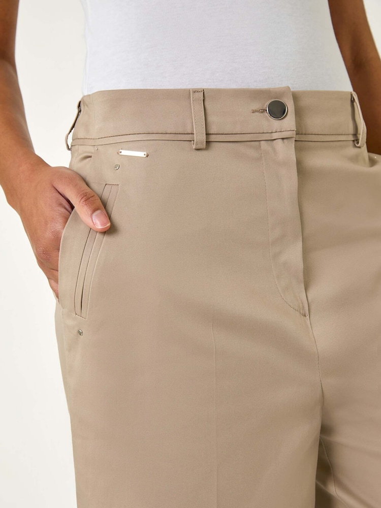 Roman Natural Culottes Trousers - Image 5 of 5