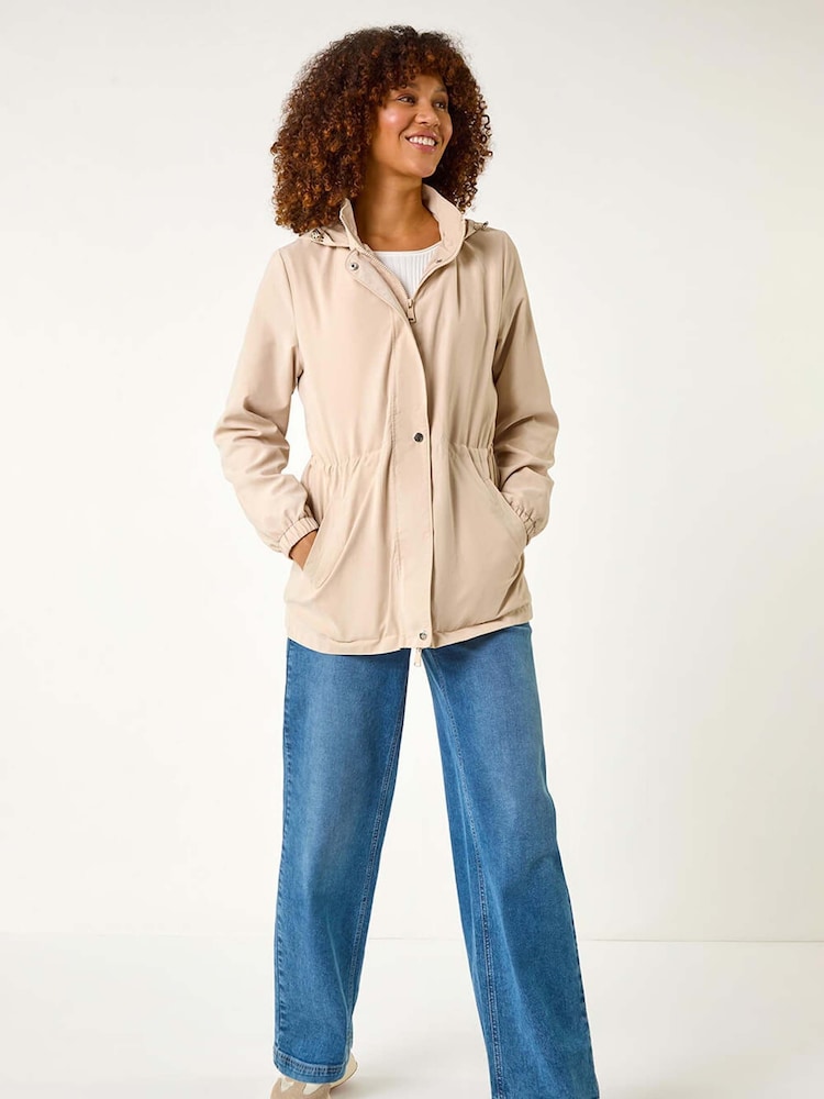 Roman Natural Lightweight Hooded Jacket - Image 1 of 5