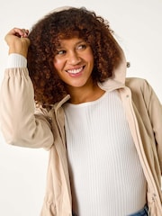Roman Natural Lightweight Hooded Jacket - Image 4 of 5